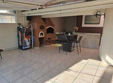 Área Gourmet · Sobrado com 3 dormitórios à venda, 290 m² por R$ 750.000,00 - Parque Oratório - Santo André/SP