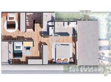 Casa · 121m² · 3 Quartos · 2 Vagas · Sobrado à venda em Valinhos, Jardim Santa Helena, com 3 quartos, com 121 m², Village Spadaccia