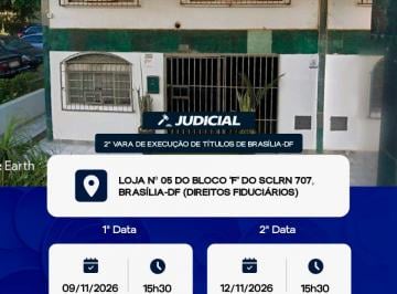 Comercial , Brasília · LEILÃO JUDICIAL DE LOJA NA ASA NORTE COM 50% DE DESCONTO!