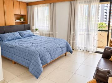 Apartamento · 35m² · 1 Quarto · 1 Vaga · Flat no Slaviero Essential Ibirapuera com 1 dormitório no centro de Moema, disponível para locação.