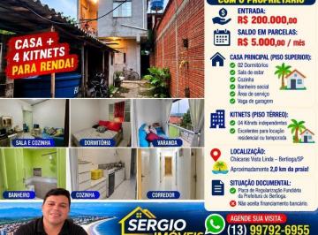 Comercial · 6 Quartos · 1 Vaga · Imóvel Comercial, Residencial/Comercial para Venda, Bairro Chácaras, Bertioga