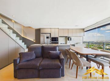Apartamento · 75m² · 2 Quartos · 2 Vagas · Apartamento Duplex mobiliado com vista livre em Tamboré!