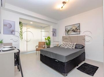Apartamento · 27m² · 1 Quarto · Studio com varanda no Brooklin próximo ao metrô no MOVI Campo Belo ideal para morar.