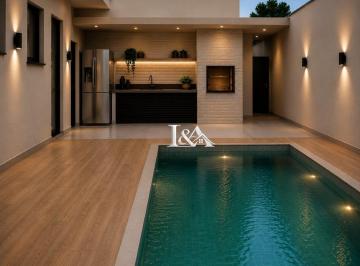 Casa · 190m² · 3 Quartos · 4 Vagas · Casa no Condomínio Residencial Renaissance, com 3 suítes e área gourmet em Sorocaba