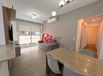 1cefd4ff5ee45e44b361c86659575c4cec23e422 · Apartamento com 2 dormitórios para alugar, 90 m² por R$ 7.021,00/mês - Aparecida - Santos/SP