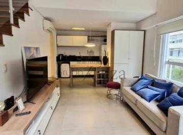 Sala · Apartamento Duplex - Jardim Paulista - 1 Suíte - 58m².
