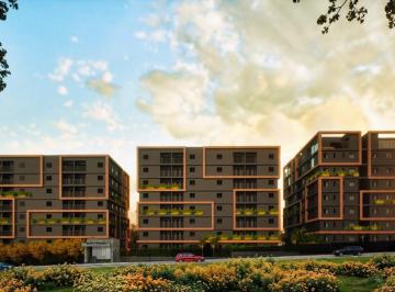 010 fachada · Em Brisamar, apartamento de 55,52m² com 02 quartos