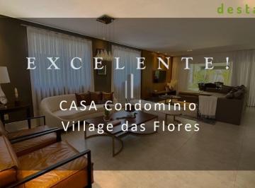 Casa · 342m² · 4 Quartos · 6 Vagas · CASA PARA VENDA NO CONDOMÍNIO VILLAGE DAS FLORES JD. NOVO MUNDO JUNDIAÍ