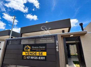 Casa · 106m² · 3 Quartos · 2 Vagas · CASA TÉRREA COM 3 QUARTOS, SUÍTE E ÁREA GOURMET EM RIBAS DO RIO PARDO