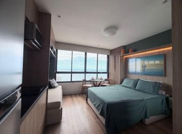 Apartamento de 1 quarto, Salvador · BARRA: Apartamento de 24 m² com 1 quarto, vista mar, PORTEIRA FECHADA, pronto pra morar!!