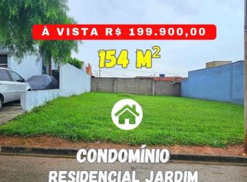 Terreno , Sorocaba · Terreno plano à venda de 154 m² no Condomínio Residencial Jardim