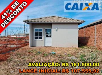 Casa de 2 quartos, Catanduva · Casa com 160m² de área de terreno e 43,85m² de área privada - Catanduva/SP