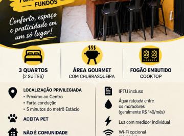 Casa de 1 quarto, Rio de Janeiro · Aluguel 3 quartos na Praça da Bandeira