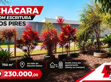 Terreno , Limeira · * TERRENO - CHACARA NOS PIRES - COM ESCRITURA REGISTRADA