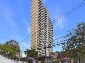 Fachada do Edifício Alpha Towers, em Alphaville, com apartamento de 3 dormitórios. · Apartamento com 3 dormitórios, Andar: 1 a 4, Alphaville, Edifício Alpha Towers,
