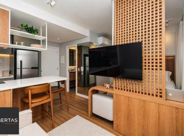 Apartamento · 29m² · 1 Quarto · 1 Vaga · Studio mobiliado de 30m, com 1 vaga privativa!