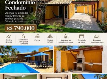 Casa · 4 Quartos · CASA 100% REFORMADA EM VILLAS DO ATLÂNTICO – A 50 METROS DA PRAIA