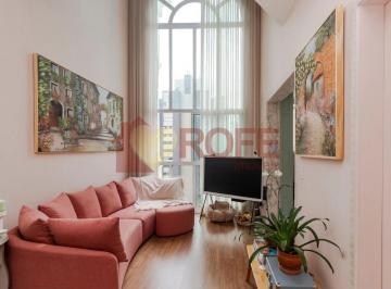 Apartamento · 47m² · 1 Quarto · 1 Vaga · Apartamento Duplex de 47 m² de área útil à venda no Campo Belo. Duplex Soho - Rua Demóstenes, 606.
