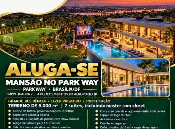 Casa de 7 quartos, Brasília · Brasília, casa, condomínio, 7 suítes, próx aeroporto, Park Way