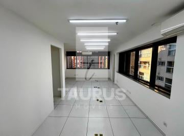 Foto 01 · Sala Comercial para alugar em Moema. Recepção, ar condicionado, 1 vaga, 44m².