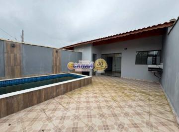 Casa de 2 quartos, Mongaguá · Casa Nova com Piscina à Venda em Mongaguá/SP – 2 Dormitórios, 1 Suíte - Qualidade de vida no litoral