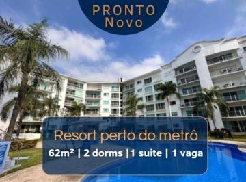 Apartamento de 2 quartos, São Paulo · Apartamento de 62 m² com 2 dormitórios, 1 suíte e 1 vaga, a apenas 900 m da Estação Vila Sônia.