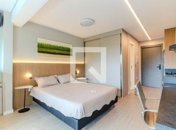 Sobre o imóvel: Imóvel 100% mobiliado, sol da manhã, novo, nunca habitado, rooft · Apartamento para Aluguel - Higienópolis, 1 Quarto, 30 m2 - São Paulo