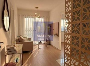 Apartamento de 2 quartos, Carapicuíba · Amplo Apartamento Semi Mobiliado com Piso Laminado - 17°Andar;