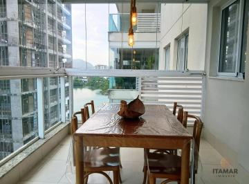 Apartamento · 64m² · 2 Quartos · 1 Vaga · Apartamento mobiliado de 2 quartos com vista para o canal no Centro de Guarapari
