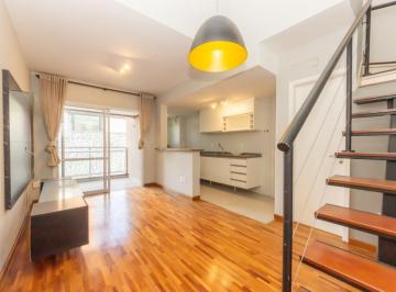 954f6c36-29bf-4f39-bfcb-3c2fbc920ab8 · Duplex para venda em Pinheiros com 1 quarto, sendo 1 suíte, 58m²