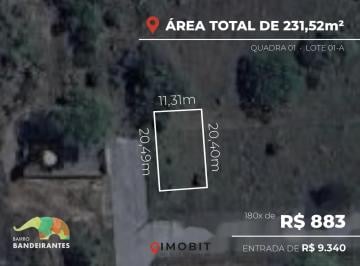 Terreno · 232m² · Lote 231,52m² no Bairro Bandeirantes, Mateus Leme