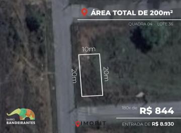 Terreno · 200m² · Lote 200m² no Bairro Bandeirantes, Mateus Leme