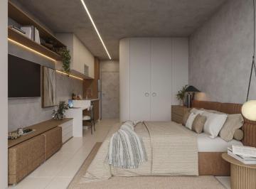 Studio 24 m², Centro, vista livre, lareira, planejados, lazer completo. · Studio de 24 m², Andar: 5 a 8, Centro, vista livre, lareira, planejados, lazer c