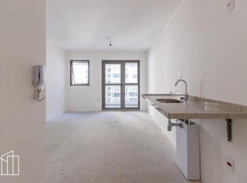 Studio de 34 m² com varanda em Indianópolis. · Studio de 34 m², Andar: 5 a 8, Indianópolis, Ayla, perto do metrô Moema, varanda