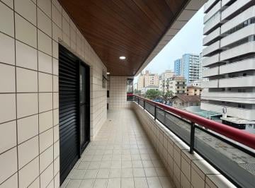 Foto 1 · Apartamento amplo com 3 quartos e vista mar na Vila Tupi, Praia Grande - SP
