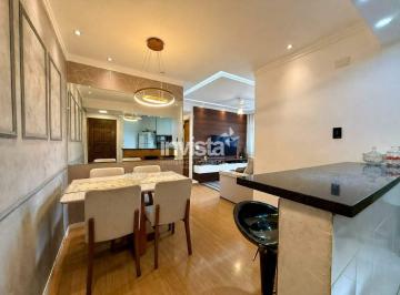 Apartamento · 63m² · 2 Quartos · 1 Vaga · Apartamento Reformado, 2 Dormitórios, Vista Livre e Garagem Fechada no Saboó – Santos/SP 