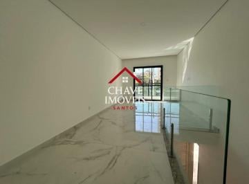 Casa · 90m² · 3 Quartos · 1 Vaga ·  SOBREPOSTA ALTA NOVA NA PONTA DA PRAIA 3 DORMITÓRIOS, SANTOS!