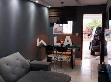 Casa · 85m² · 2 Quartos · 3 Vagas · Casa à venda no Condomínio Estoril, Sorocaba – 2 quartos, churrasqueira e 3 vagas cobertas