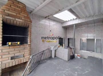 Churrasqueira · Casa com 2 dormitórios à venda, 96 m² por R$ 535.000,00 - Cerâmica - São Caetano do Sul/SP