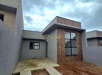 Casa · 75m² · 3 Quartos · 1 Vaga · Casa nova 3 quartos com suíte - JD. RIVABEM - Campo Largo-PR