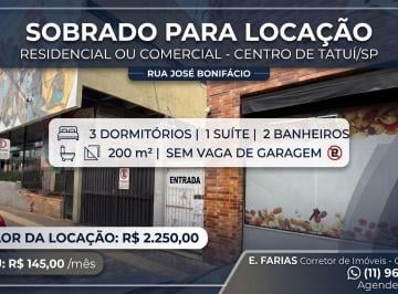 Casa · 200m² · 3 Quartos · Casa para alugar no bairro Centro - Tatuí/SP
