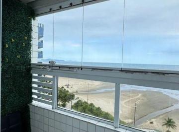 Apartamento · 88m² · 2 Quartos · 2 Vagas · Apartamento 2 quartos suíte frente mar mobiliado à venda Maracanã Praia Grande