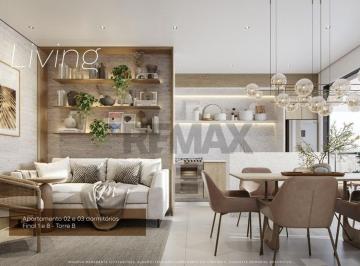 Apartamento · 76m² · 2 Quartos · 2 Vagas · Apartamento para venda em Centro de 75.57m² com 2 Quartos, 1 Suite e 2 Garagens