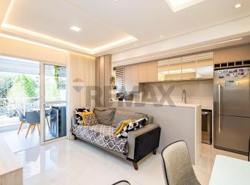 Apartamento · 69m² · 2 Quartos · 1 Vaga · Apartamento mobiliado para locação no Parque Ecoville com 2 quartos e 1 vaga de garagem por R$ 3.990