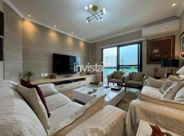 Apartamento · 150m² · 3 Quartos · 2 Vagas · Apartamento mobiliado de 149,58 m² com 3 quartos no Embaré, Santos