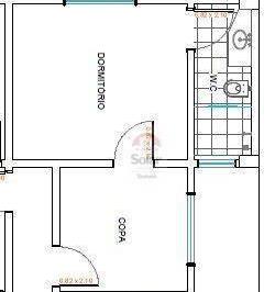 Apartamento · 26m² · 1 Quarto · Apartamento para alugar em Centro de 26.00m² com 1 Quarto