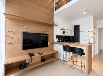Apartamento · 39m² · 1 Quarto · 1 Vaga · Flat para alugar em Brooklin de 39.00m² com 1 Quarto, 1 Suite e 1 Garagem