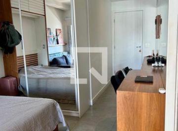 Sobre o imóvel: Studio mobiliado novinho, condomínio excelente e ótima localizaç · Apartamento para Aluguel - Brooklin, 1 Quarto, 35 m2 - São Paulo