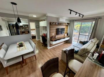 Foto 01 · Apartamento à venda em Hortolândia-SP: 2 quartos, 1 suíte, 2 salas, 2 banheiros, 1 vaga, 57m² - Parq