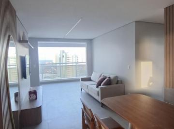 Apartamento · 95m² · 3 Quartos · 2 Vagas · Apartamento semi mobiliado, 3 suítes na Ponta do Farol, Edifício Évora 95m², 9°